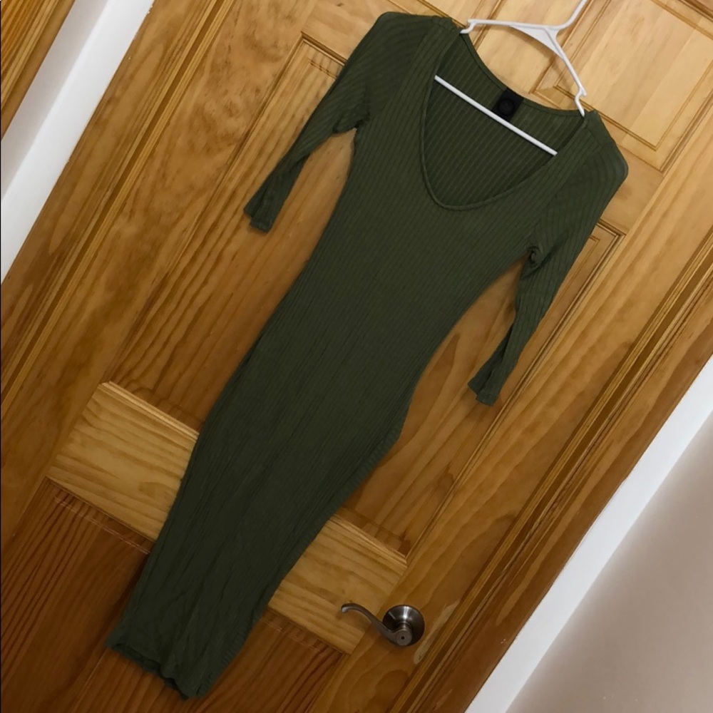 Sexy side slit dress